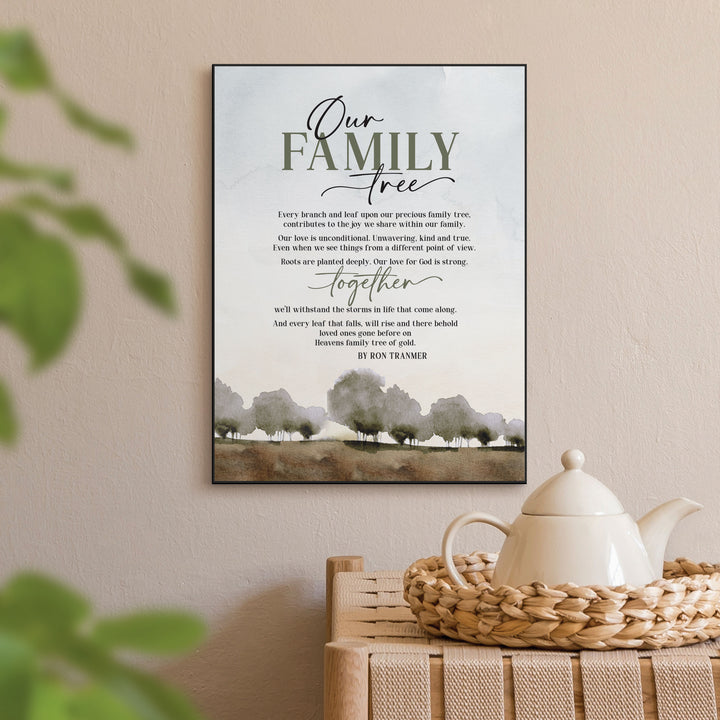 Our Family Tree Printed Art
