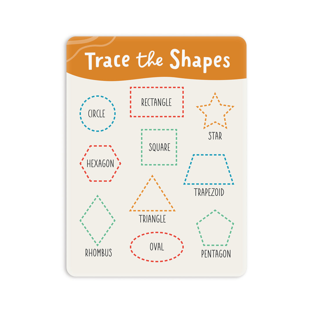 Trace The Shapes Marker Board