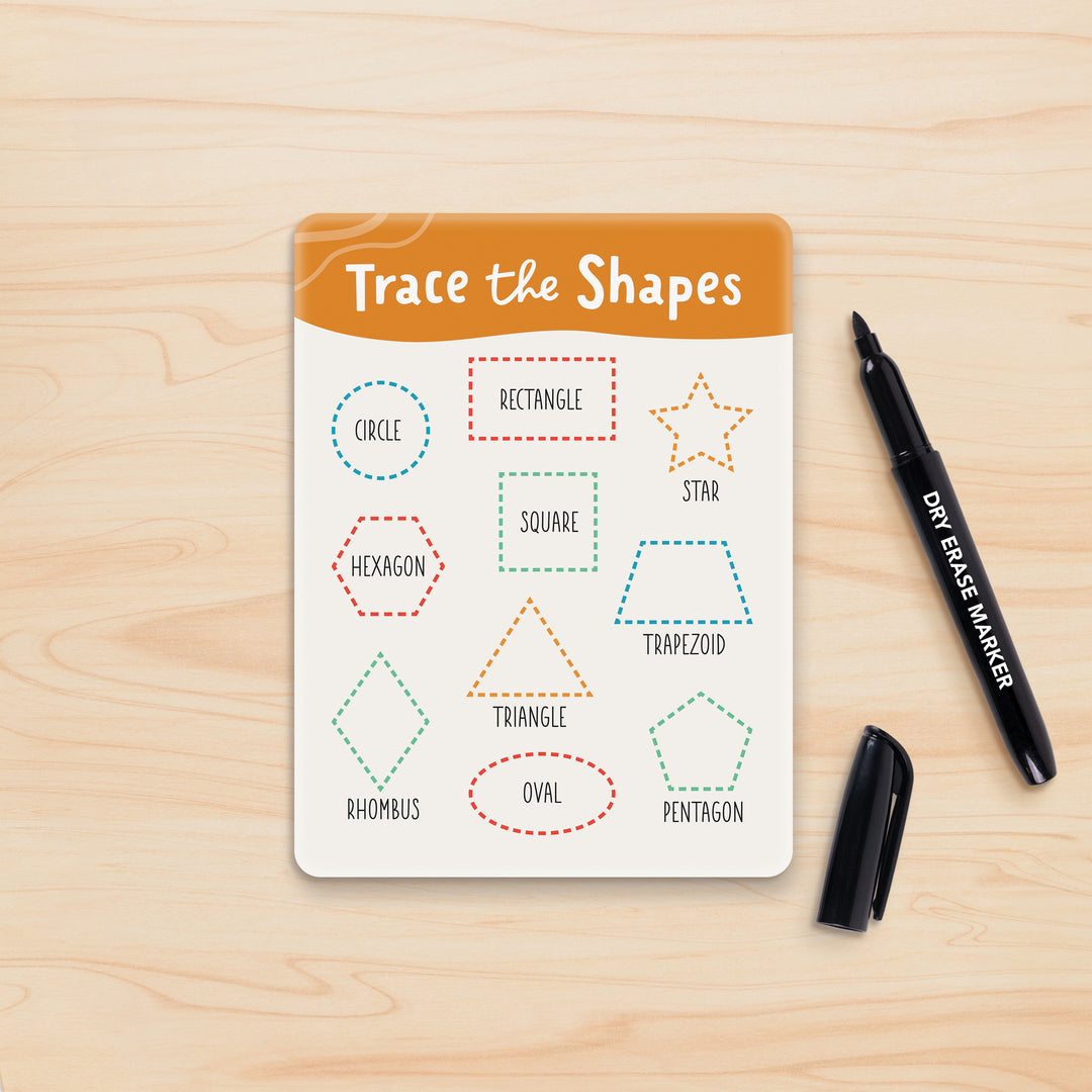 Trace The Shapes Marker Board