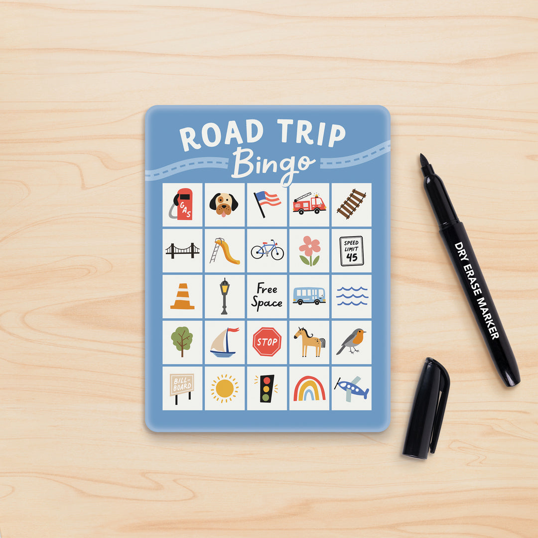 Road Trip Bingo Marker Board