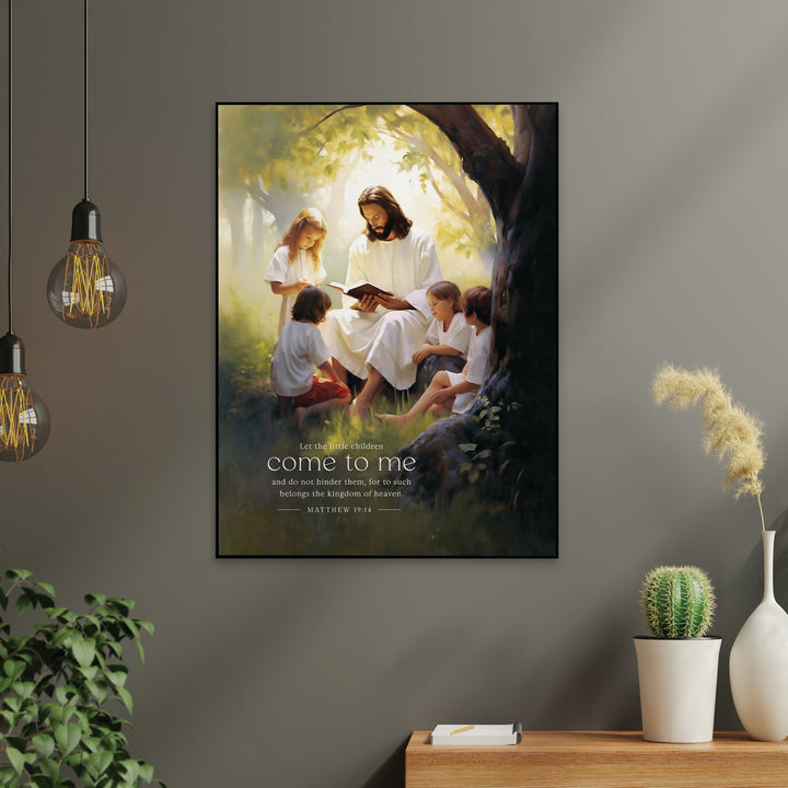 Let The Little Children Come To Me Printed Art