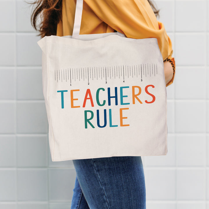 Teachers Rule Tote Bag