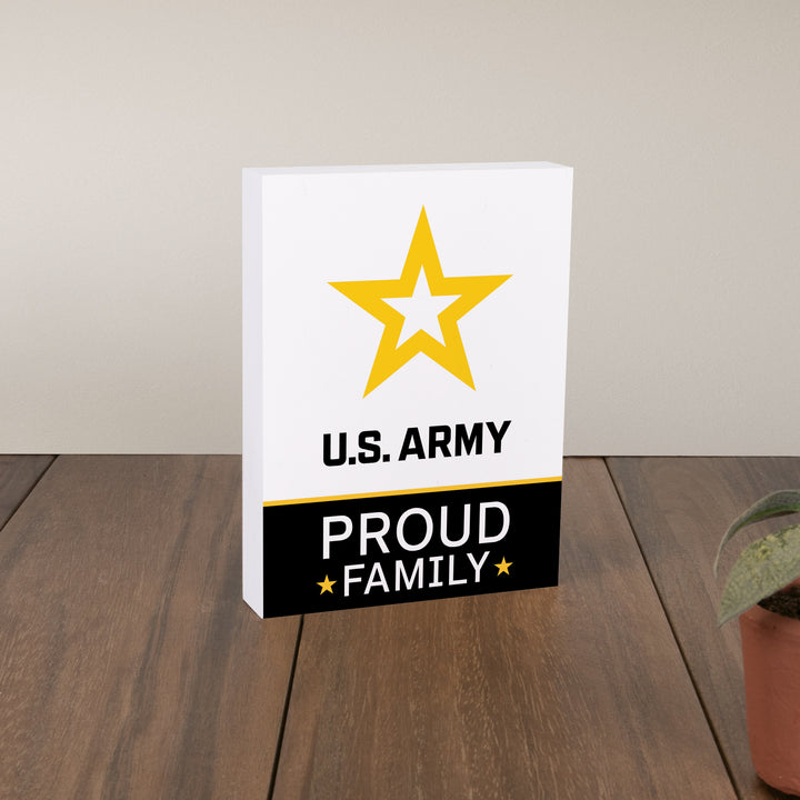 Army Proud Family Word Block