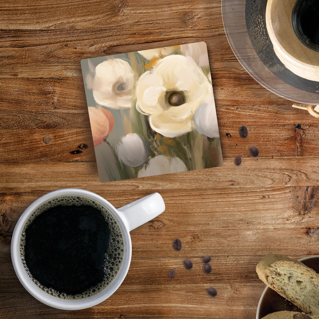 Floral Abstract Coaster