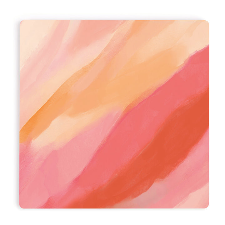 Pink Abstract Coaster