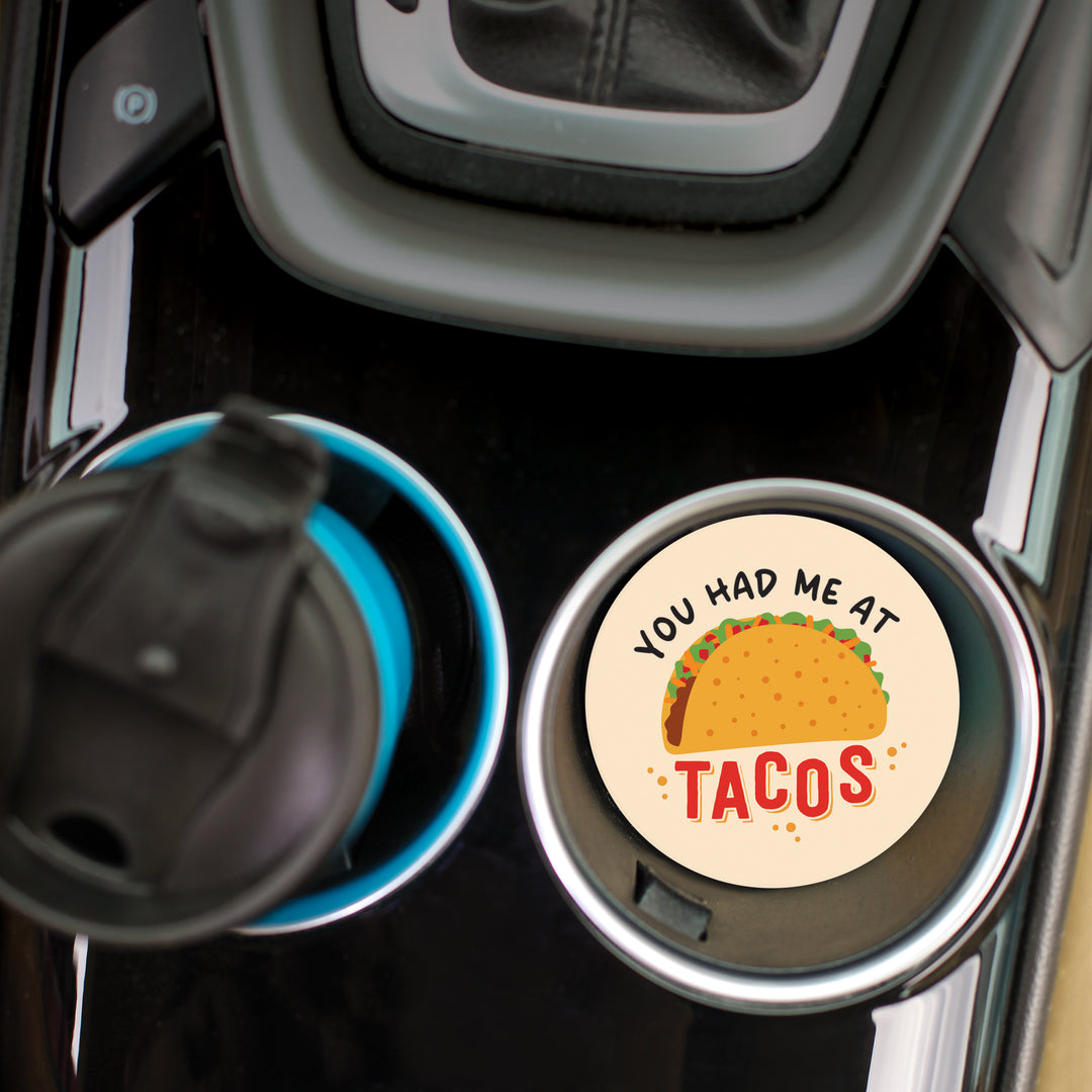 You Had Me At Tacos Car Coaster Single Pack