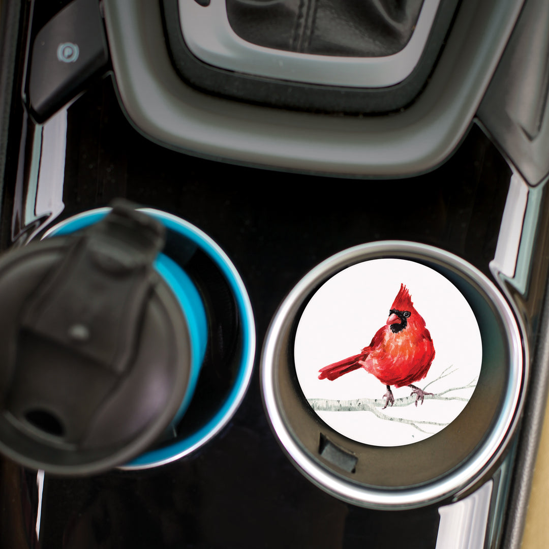 Cardinal Car Coaster Single Pack