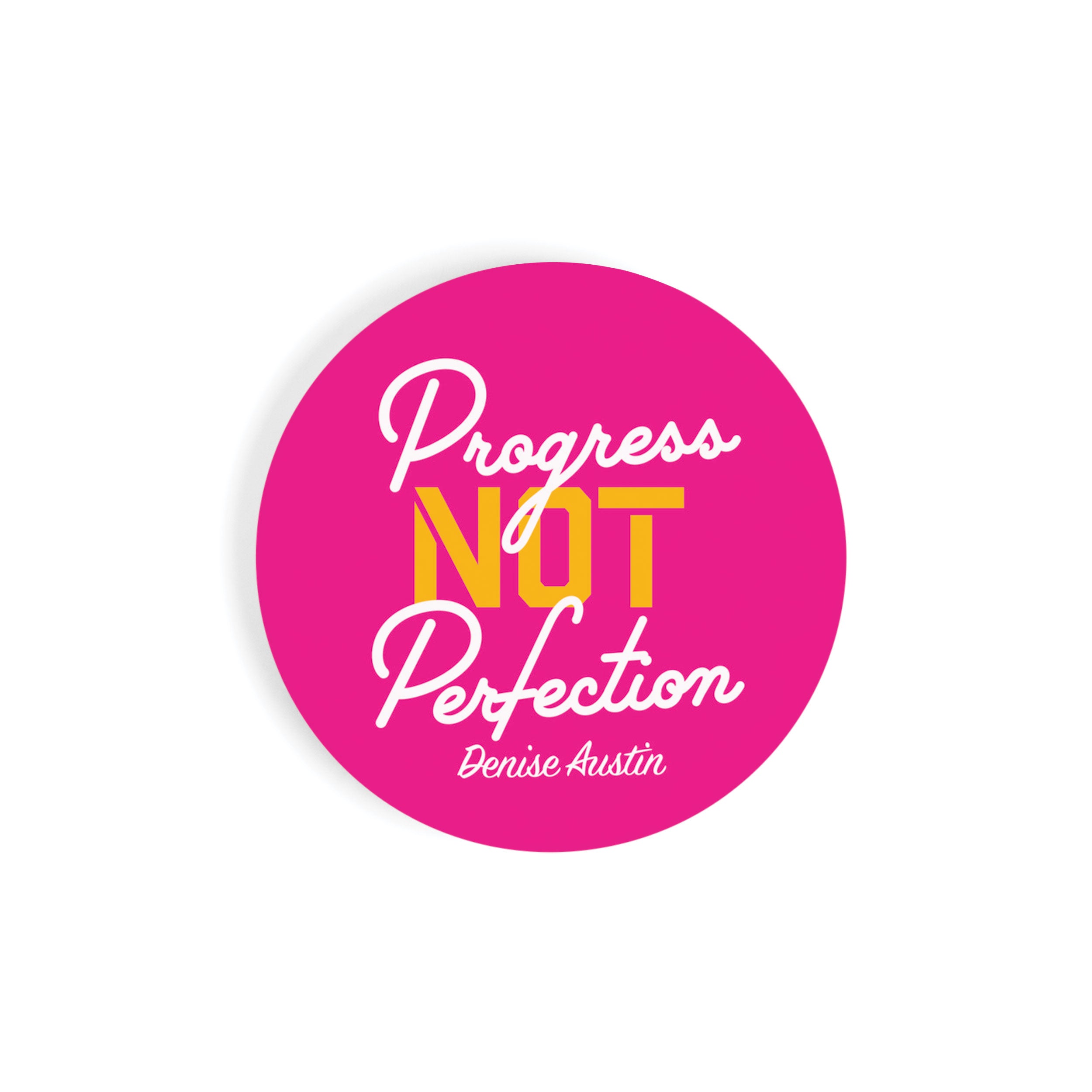 Progress Not Perfection Car Coaster | Denise Austin Collection
