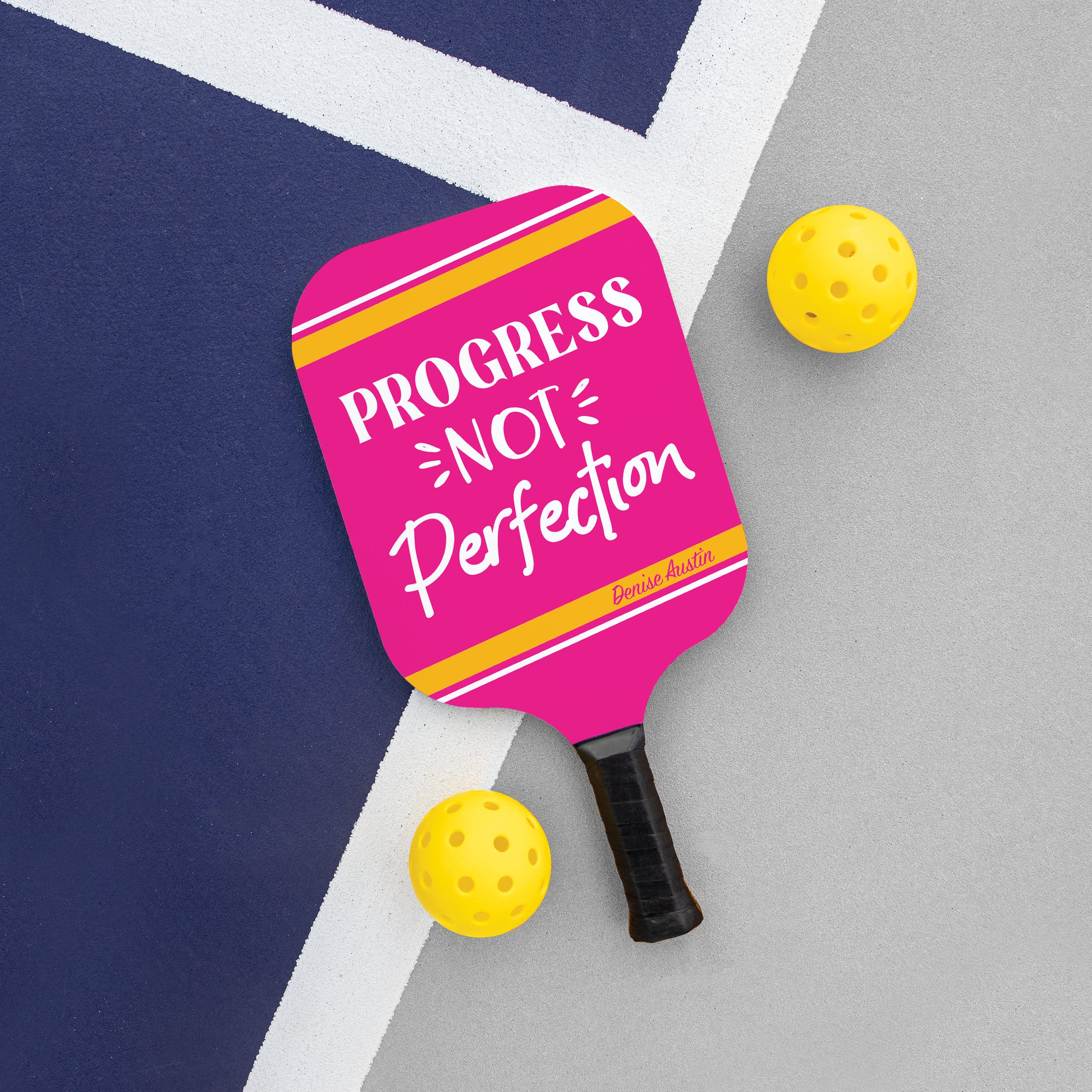 Progress Not Perfection Pickleball Paddle | Denise Austin Collection