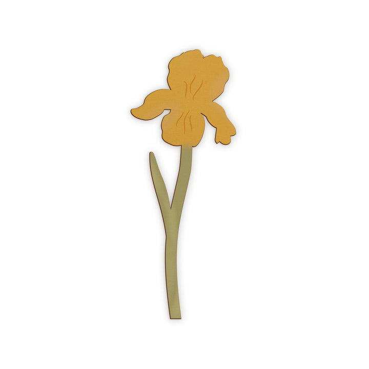 Iris Wooden Flower