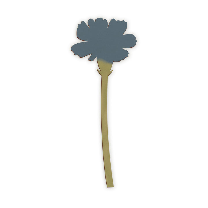 Blue Carnation Wooden Flower