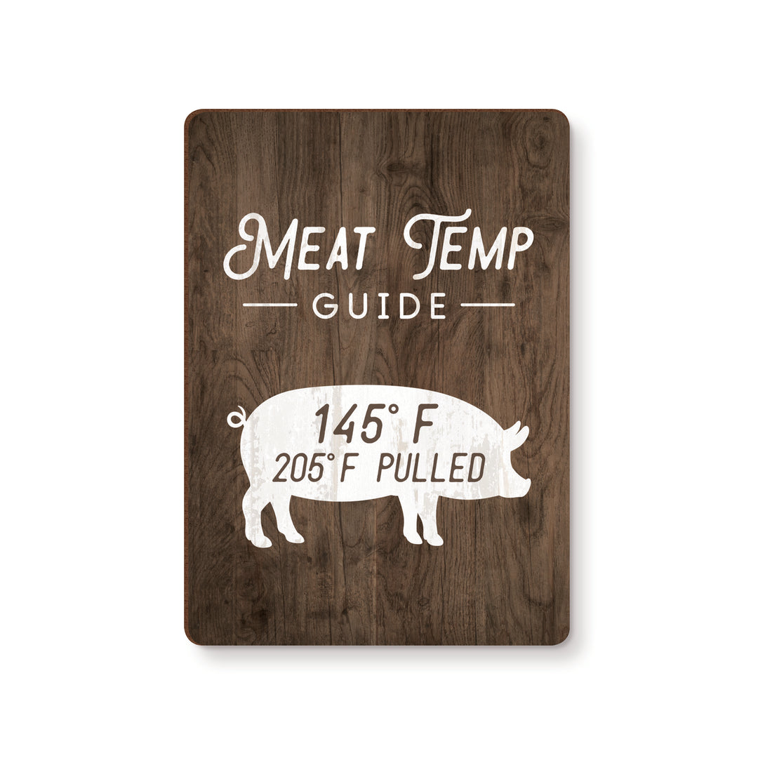Meat Temp Guide Pork Magnet