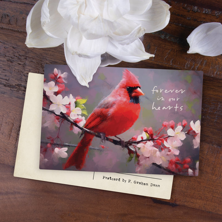 Forever In Our Hearts Wooden Postcard