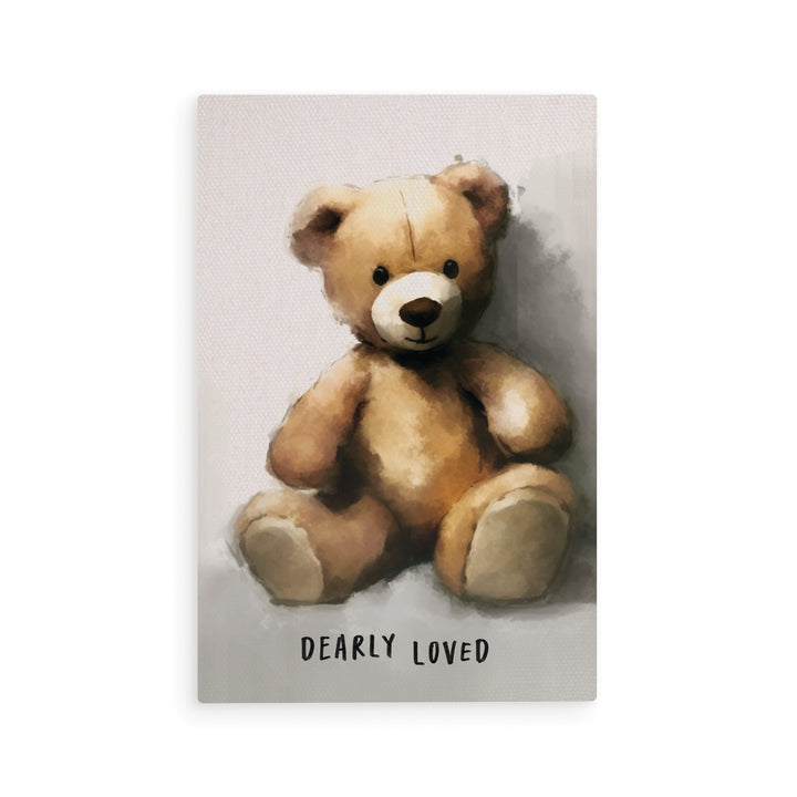 Dearly Loved Wooden Postcard