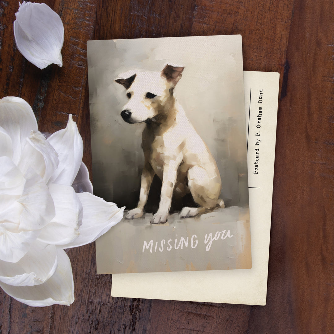 Missing You Wooden Postcard