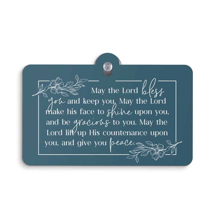 May The Lord Bless You And Keep You Suction Sign