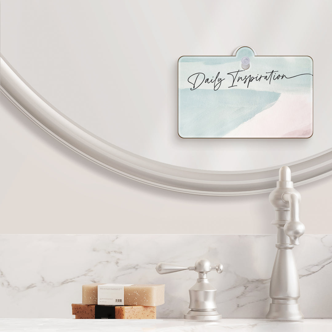 Daily Inspiration Dry Erase Suction Sign
