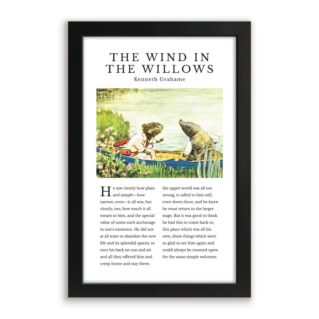 "He Saw Clearly…" The Wind in the Willows Framed Art