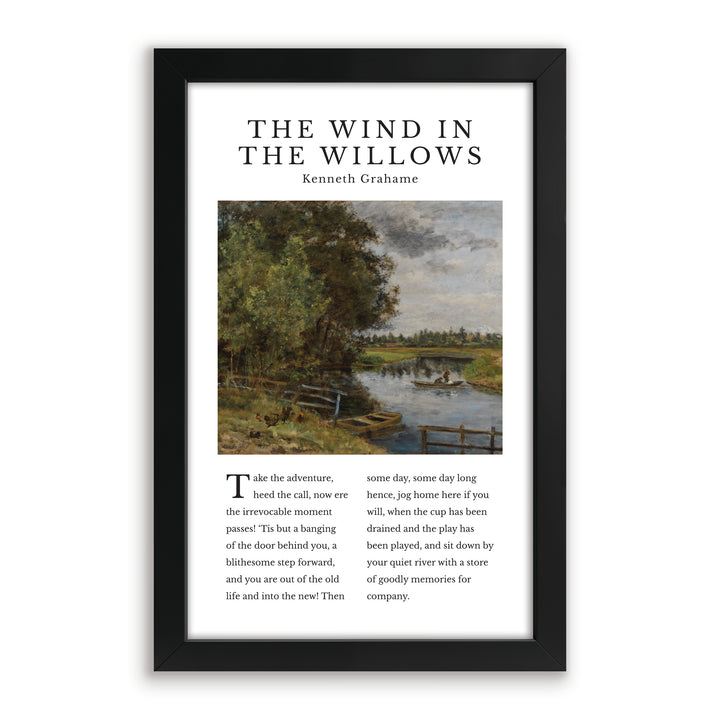 "Take The Adventure…" The Wind in the Willows Framed Art