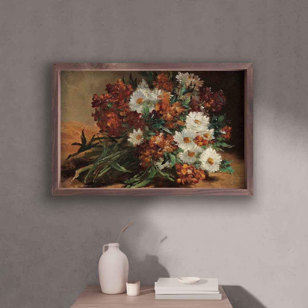 Flower Bouquet Framed Art