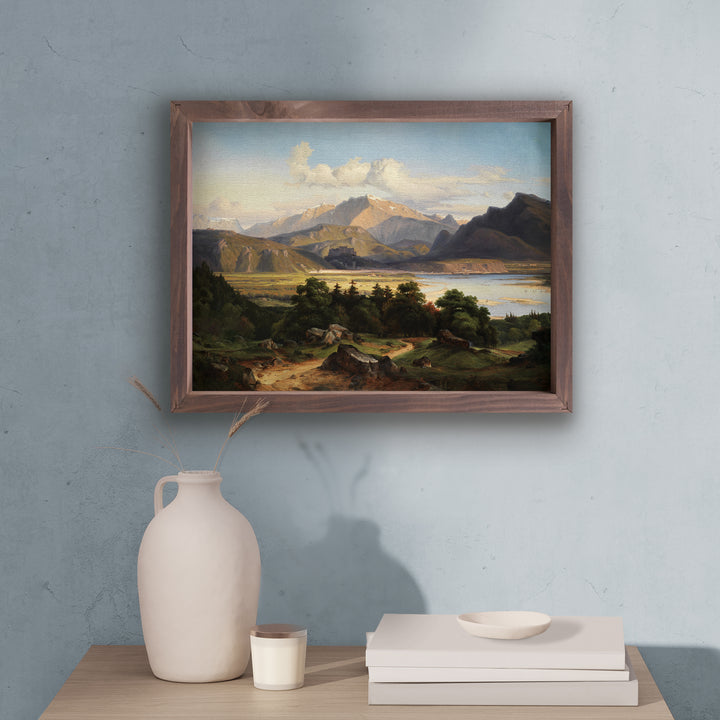 Mountain Scene Framed Art