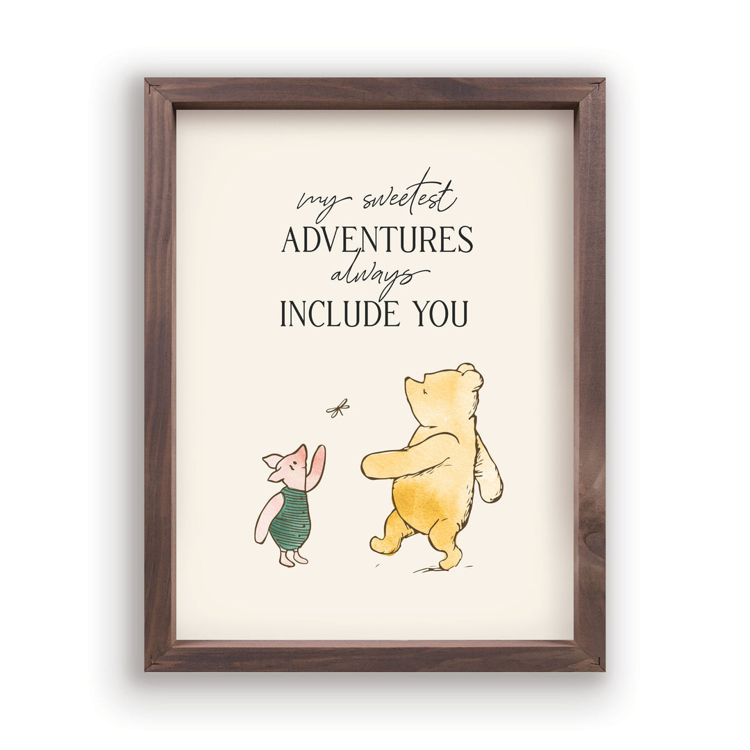 My Sweetest Adventure Always Includes You Framed Art