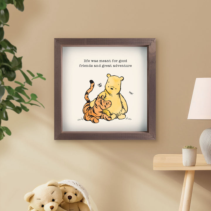 Life Is Meant For Good Friends Framed Art