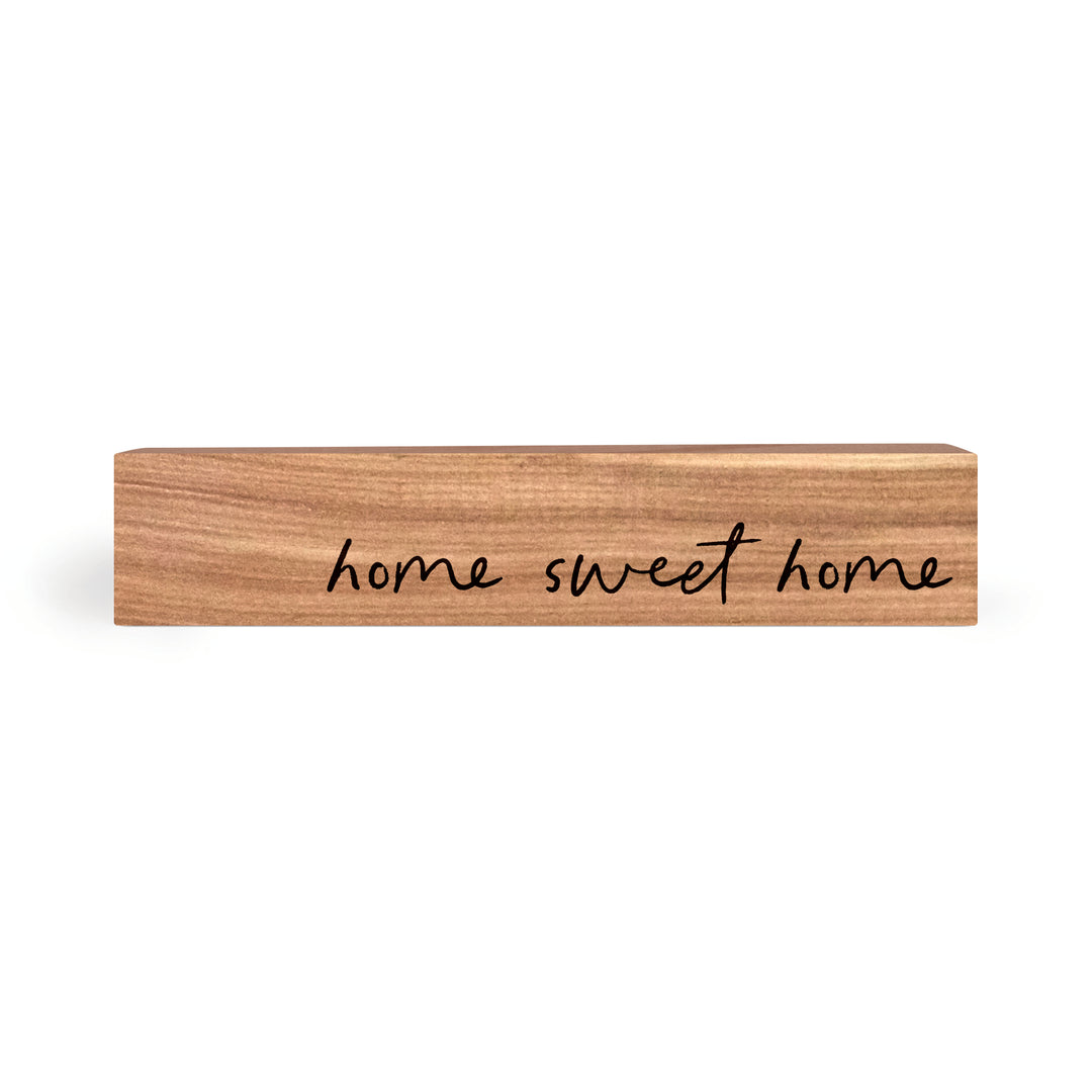 Home Sweet Home Wood Block Décor