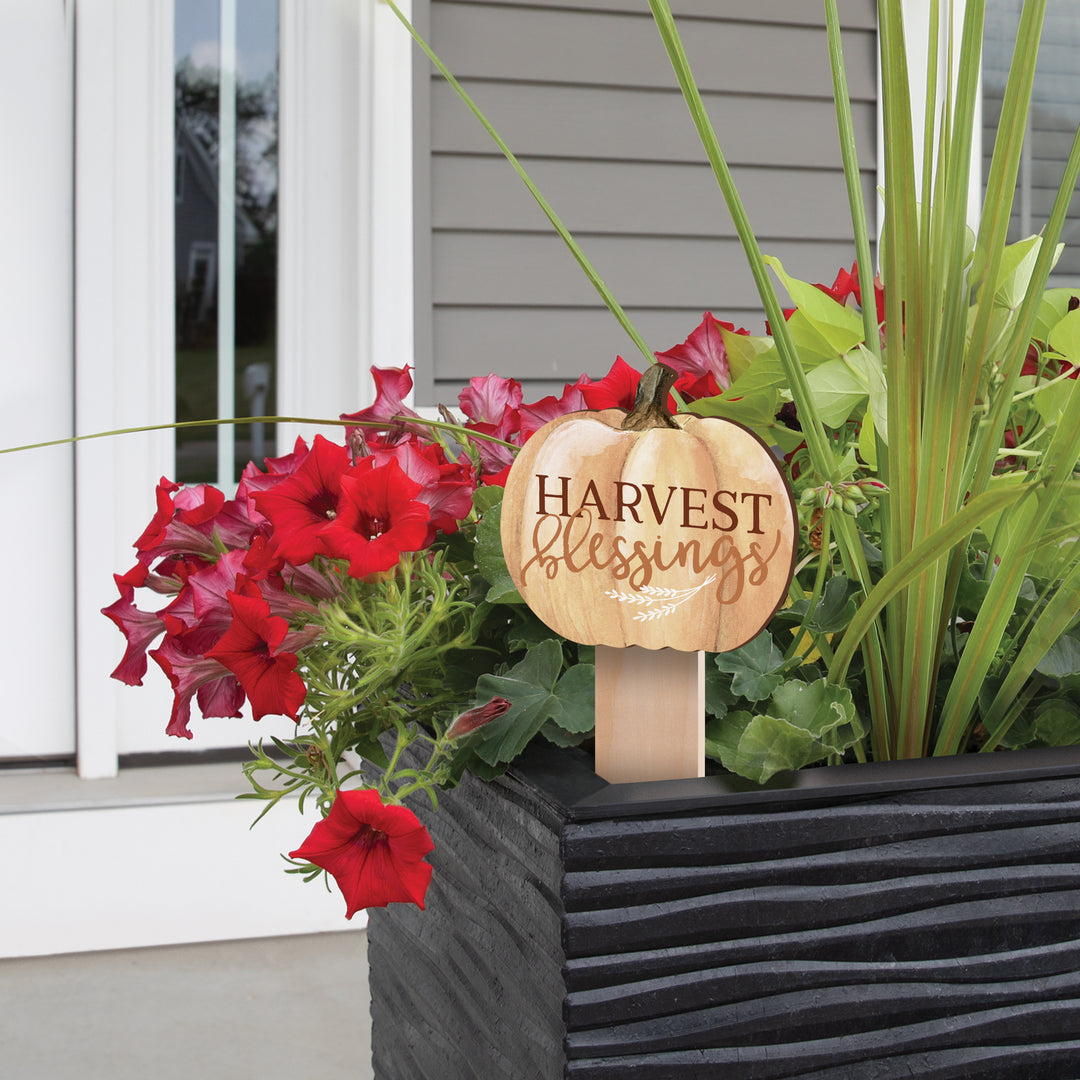 Harvest Blessings Garden Sign