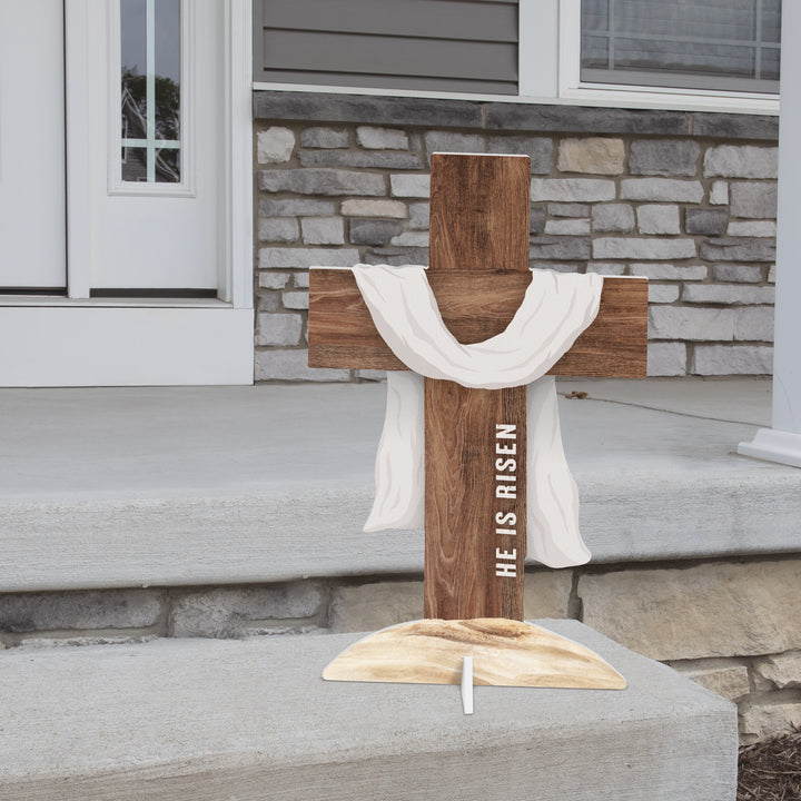 He Is Risen Yard Sign