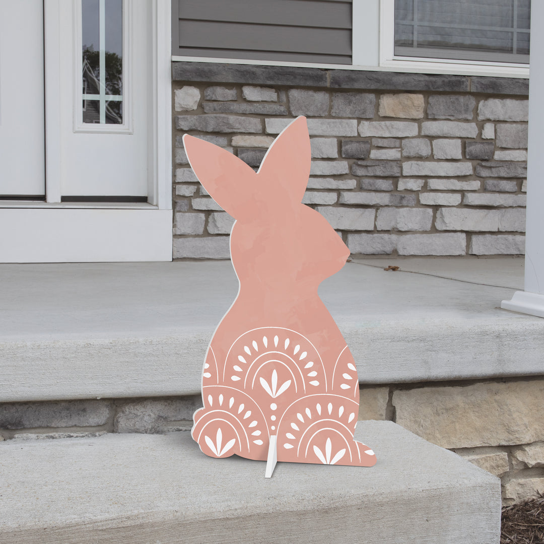 Happy Easter Bunny Yard Sign