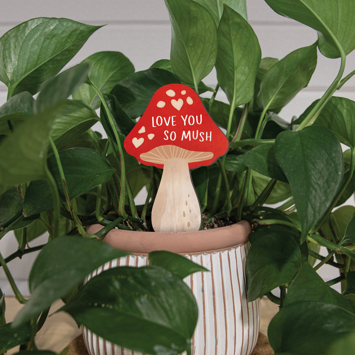 I Love You So Mush Mushroom Garden Sign