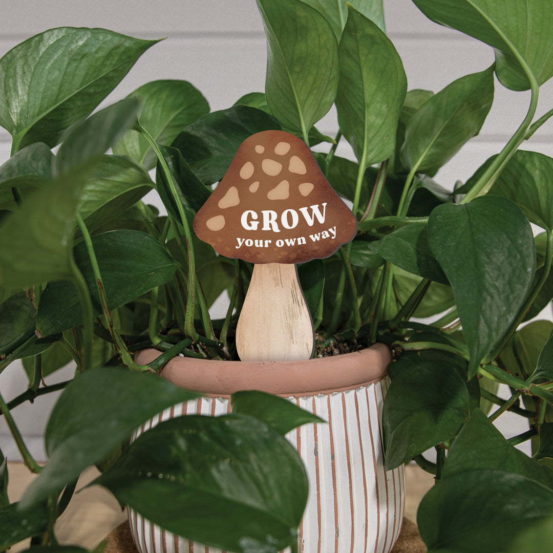 Grow Your Own Way Mushroom Garden Sign