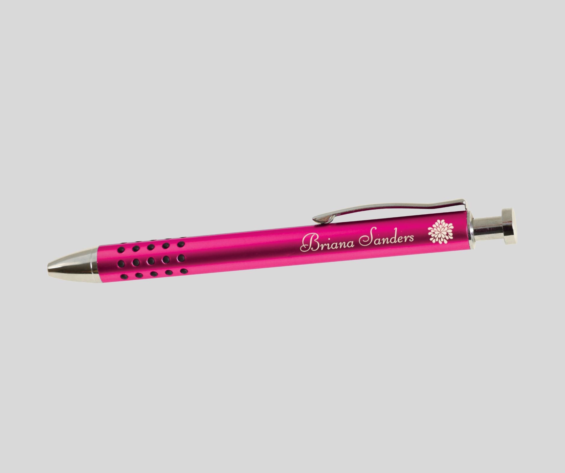 Personalized Pink Metal Pen
