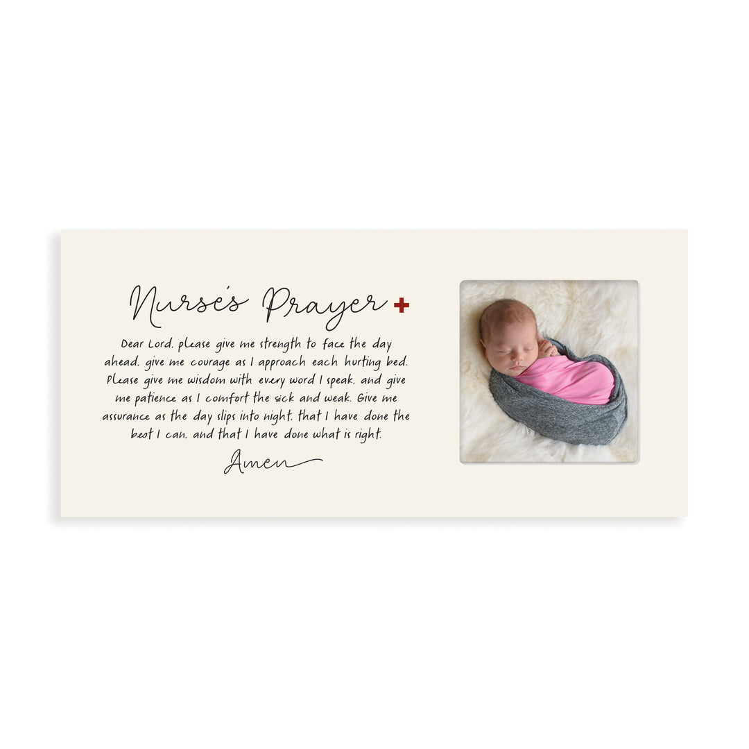 Personalized Nurse's Prayer Photo Frame