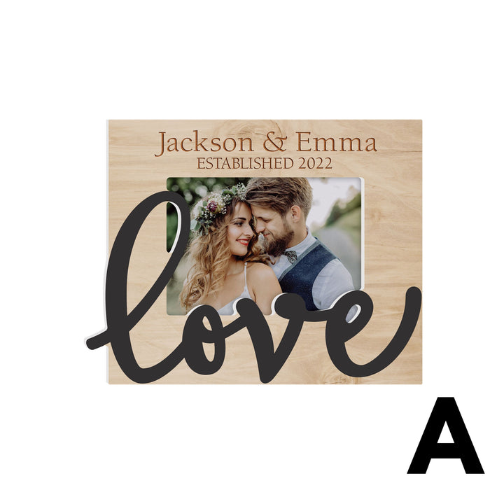Personalized Love Photo Frame (5x7 Photo)