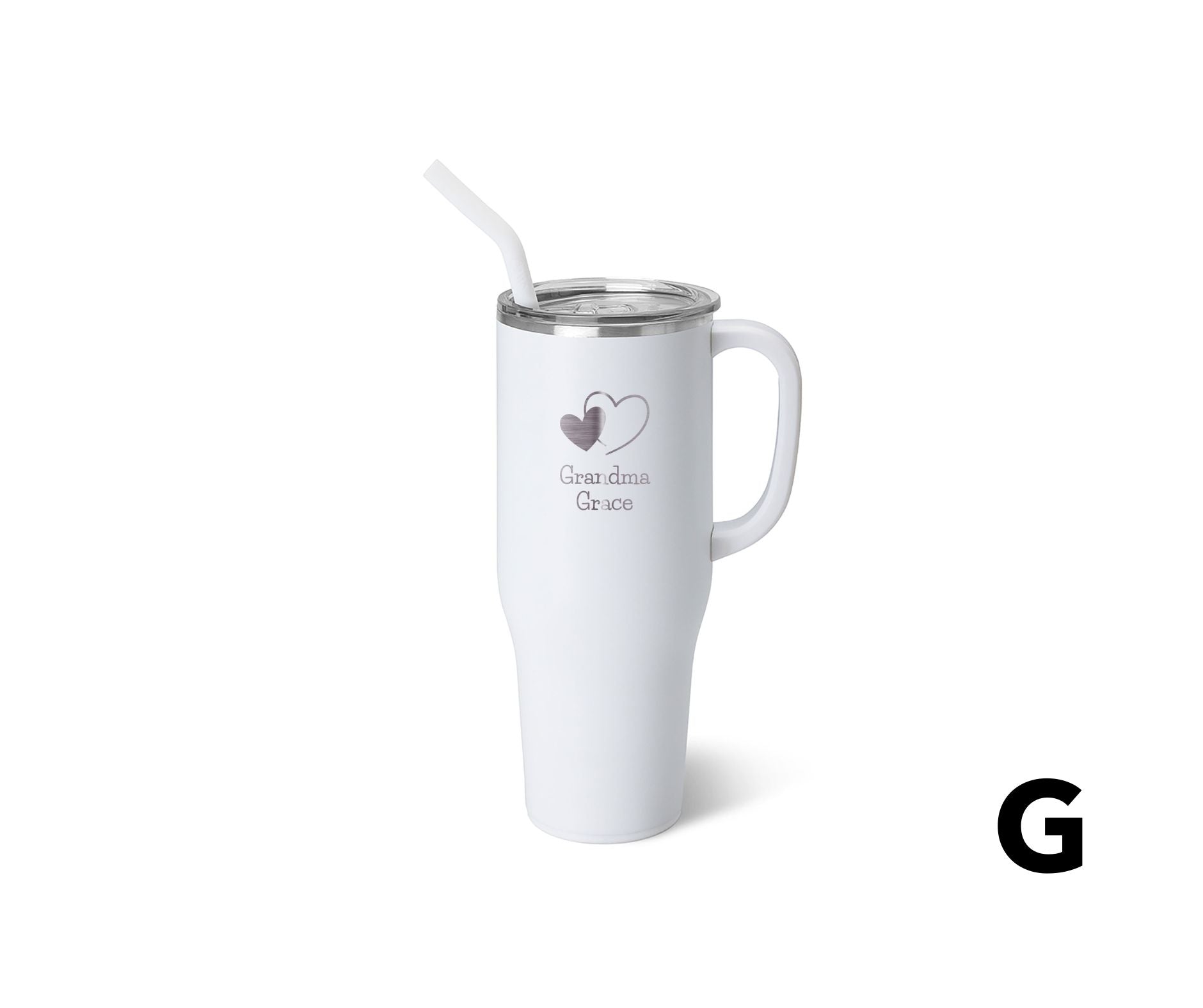 Personalized Swig White Mega Mug (40oz)