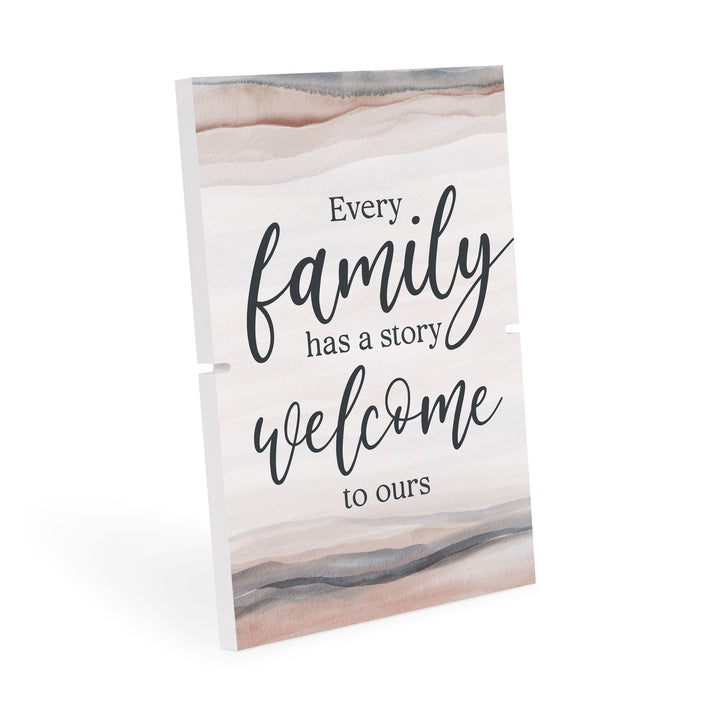 Every Family Has A Story Welcome To Ours Story Board