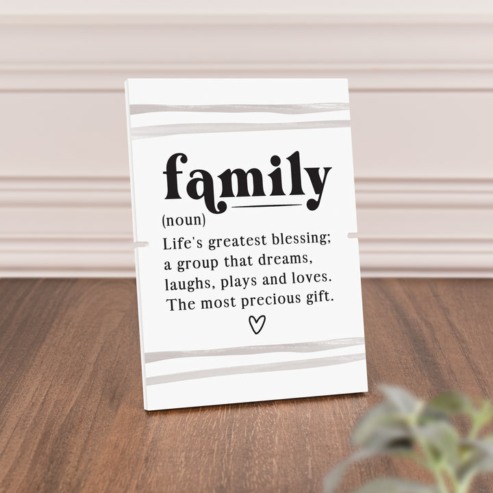 Family Noun Life's Greatest Blessing Story Board