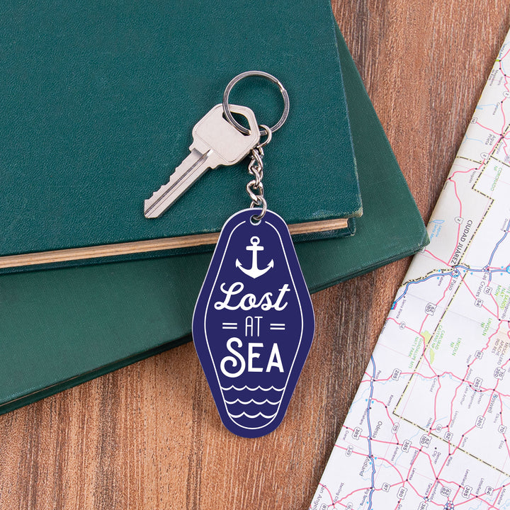 Lost at Sea Vintage Engraved Key Chain