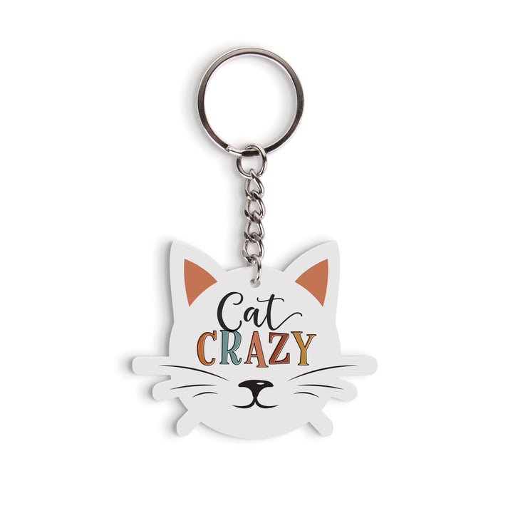 Cat Crazy Key Chain