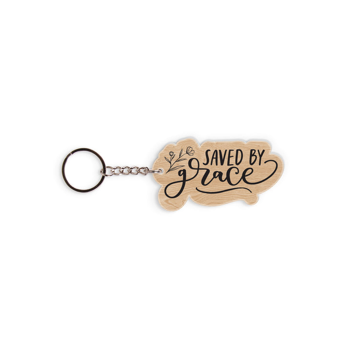 Saved By Grace Key Chain
