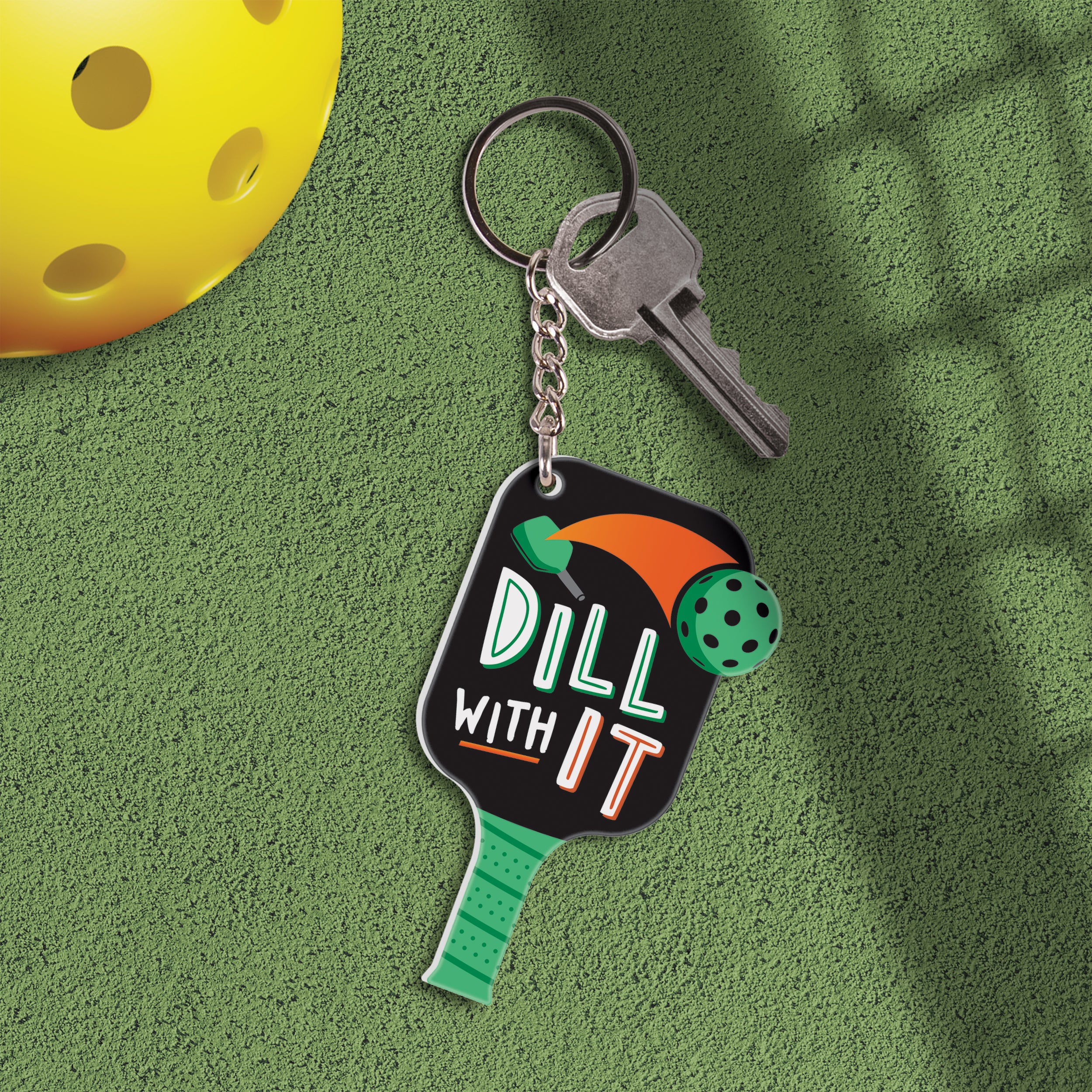 Dill With It Key Chain