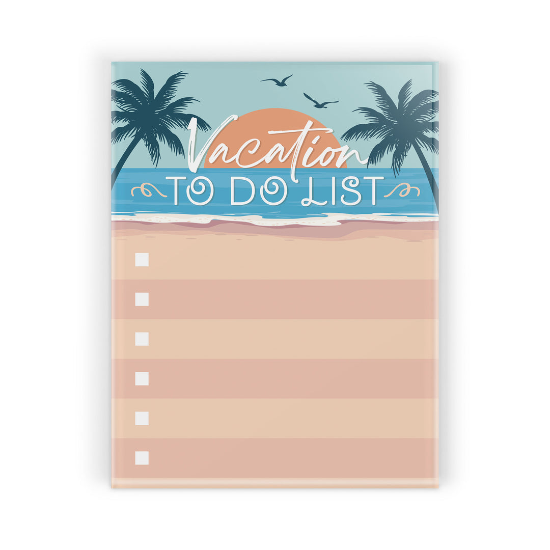 Vacation To Do List Acrylic Marker Board