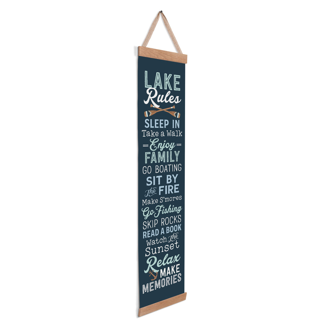 Lake Rules Banner Art