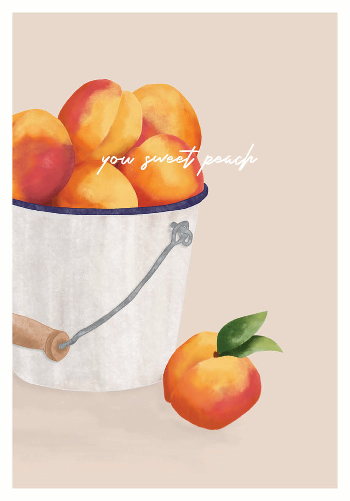You Sweet Peach Thank You Boxed Card Set