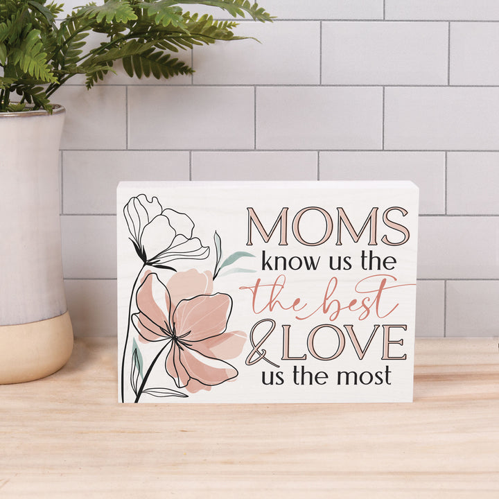 Moms Know Us The Best And Love Us The Most Barnhouse Wood Block Décor
