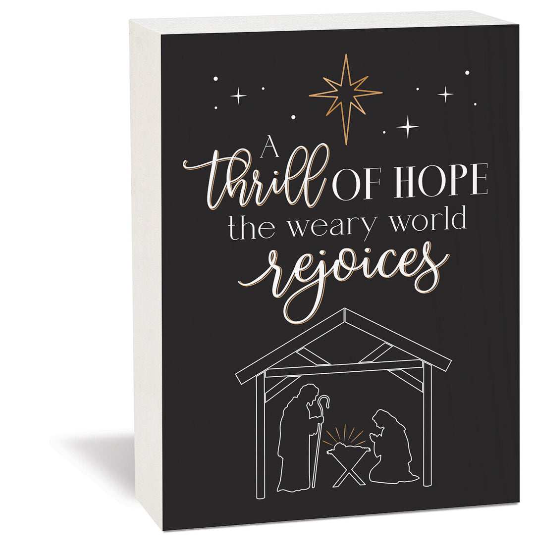 A Thrill Of Hope The Weary World Rejoices