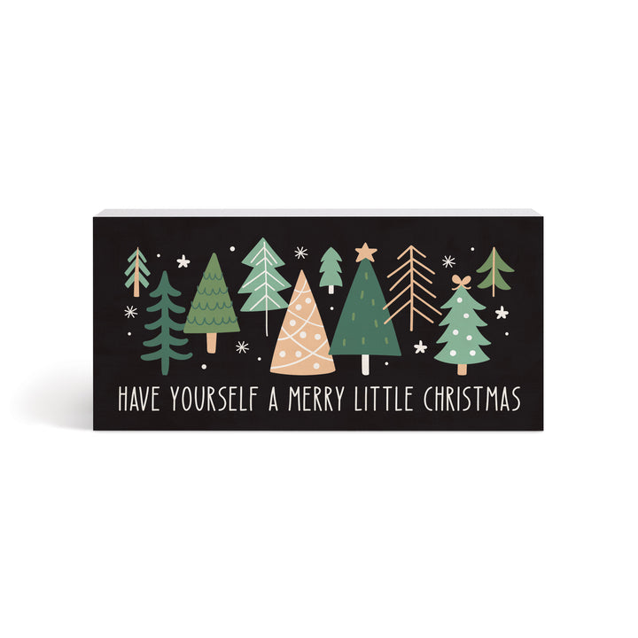 Have Yourself A Merry Little Christmas Wood Block Décor
