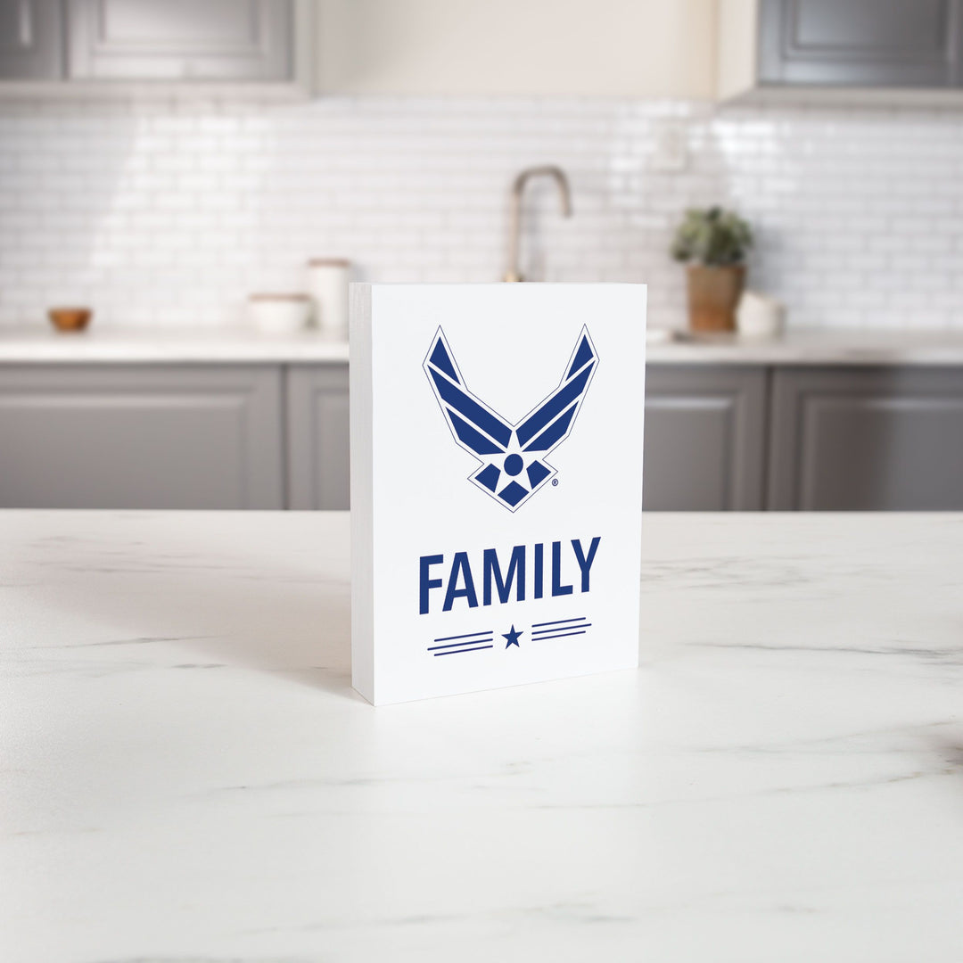 Air Force Family Word Block